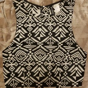 H&M Print Crop Top